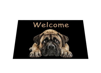 Fußmatte "Bullmastiff - Welcome" – hunde-shirt.de