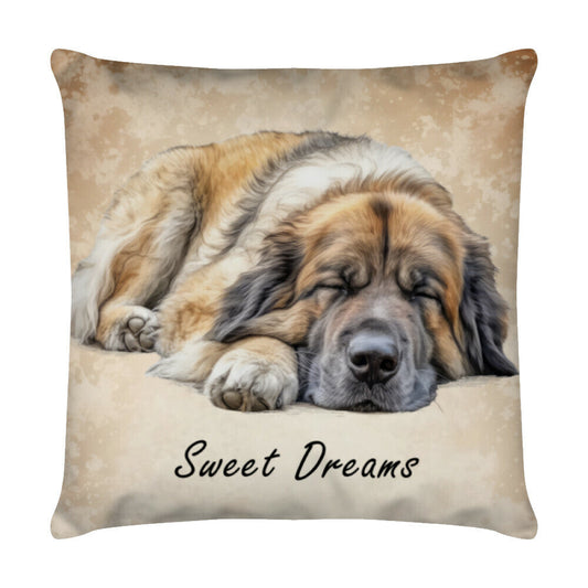 Kissen "Owtscharka - Sweet Dreams" Weiß – hunde-shirt.de
