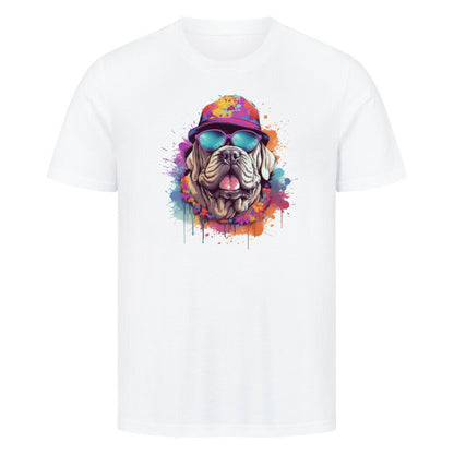Premium T-Shirt "Mastino - Summer" Weiß – hunde-shirt.de