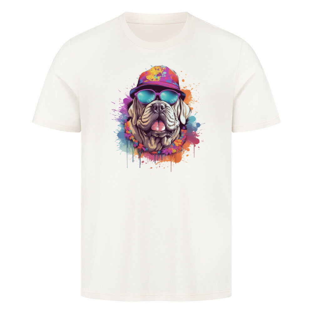 Premium T-Shirt "Mastino - Summer" Natural Raw – hunde-shirt.de