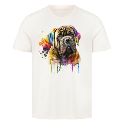 Premium T-Shirt "Mastino - Paint" Natural Raw – hunde-shirt.de