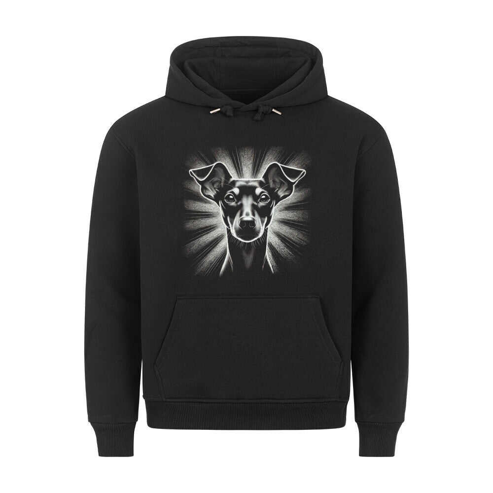 Premium Hoodie "Manchester Terrier - Shine 2" Schwarz – hunde-shirt.de