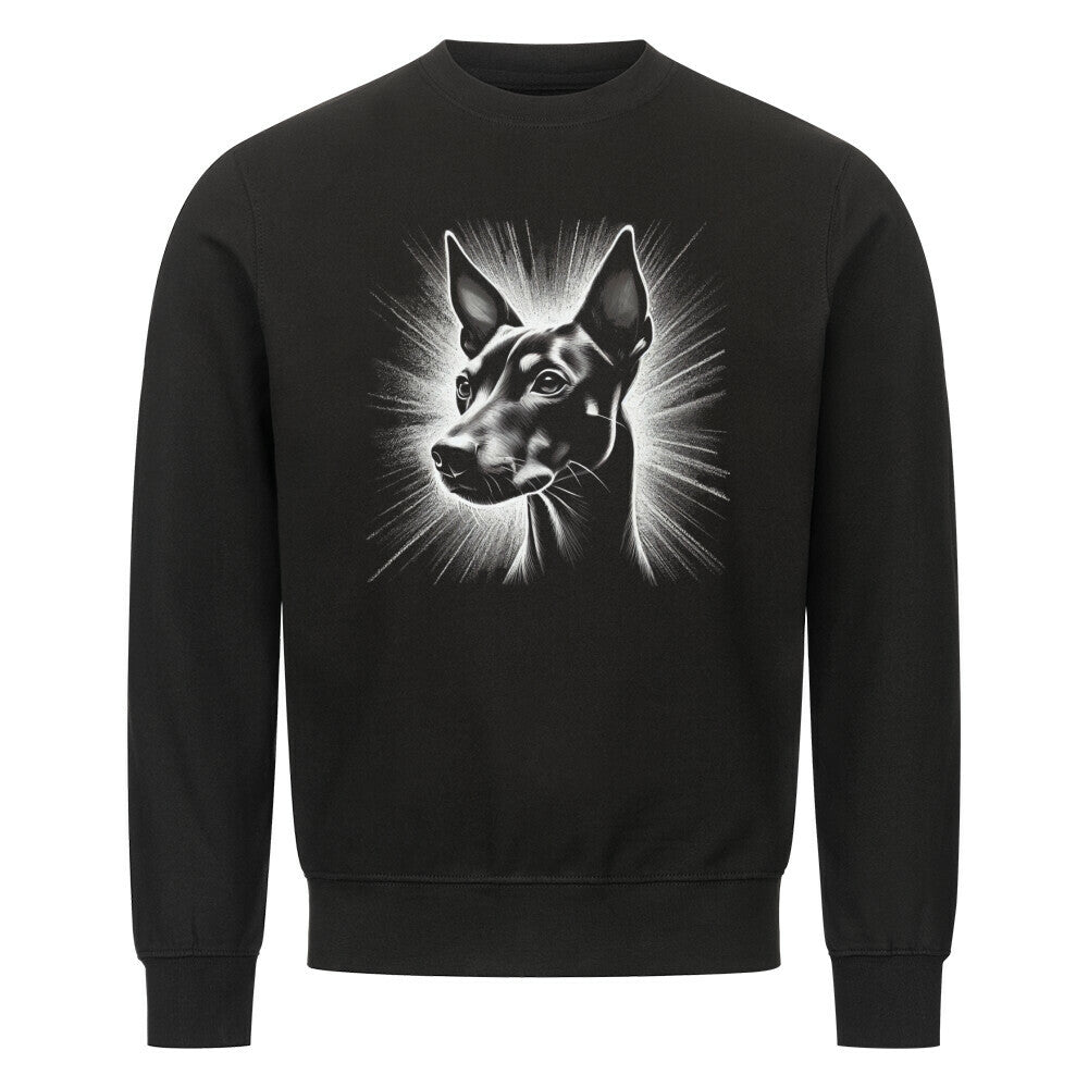 Premium Sweatshirt "Manchester Terrier - Shine" Schwarz – hunde-shirt.de