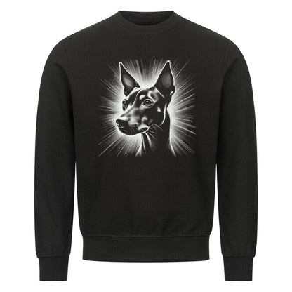 Premium Sweatshirt "Manchester Terrier - Shine" Schwarz – hunde-shirt.de