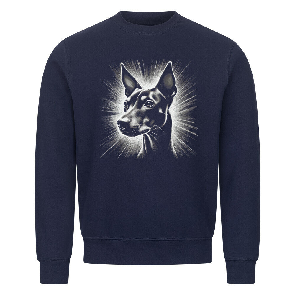 Premium Sweatshirt "Manchester Terrier - Shine" Navy Blue – hunde-shirt.de