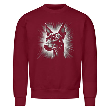 Premium Sweatshirt "Manchester Terrier - Shine" Burgunder – hunde-shirt.de