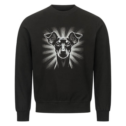 Premium Sweatshirt "Manchester Terrier - Shine 2" Schwarz – hunde-shirt.de