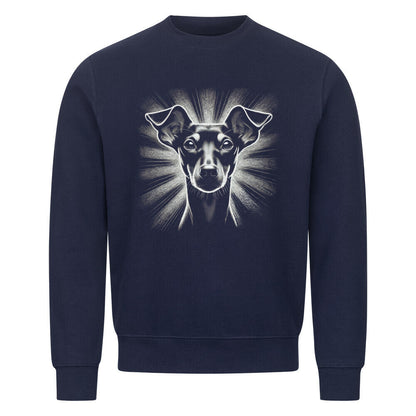 Premium Sweatshirt "Manchester Terrier - Shine 2" Navy Blue – hunde-shirt.de