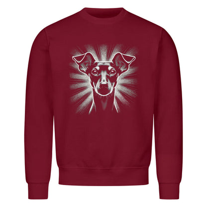 Premium Sweatshirt "Manchester Terrier - Shine 2" Burgunder – hunde-shirt.de