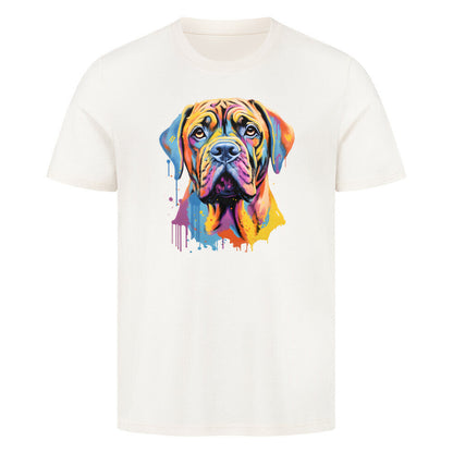Premium T-Shirt "English Mastiff Paint" Natural Raw – hunde-shirt.de