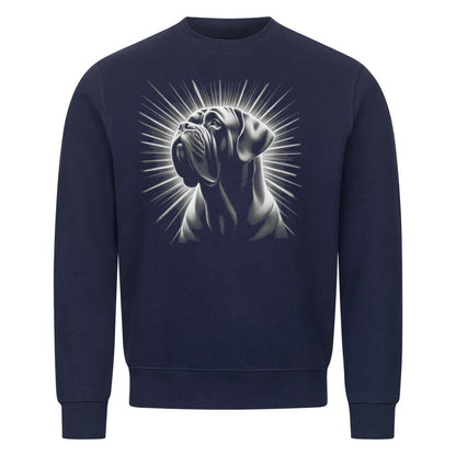 Premium Sweatshirt "English Mastiff - Shine" Navy Blue – hunde-shirt.de