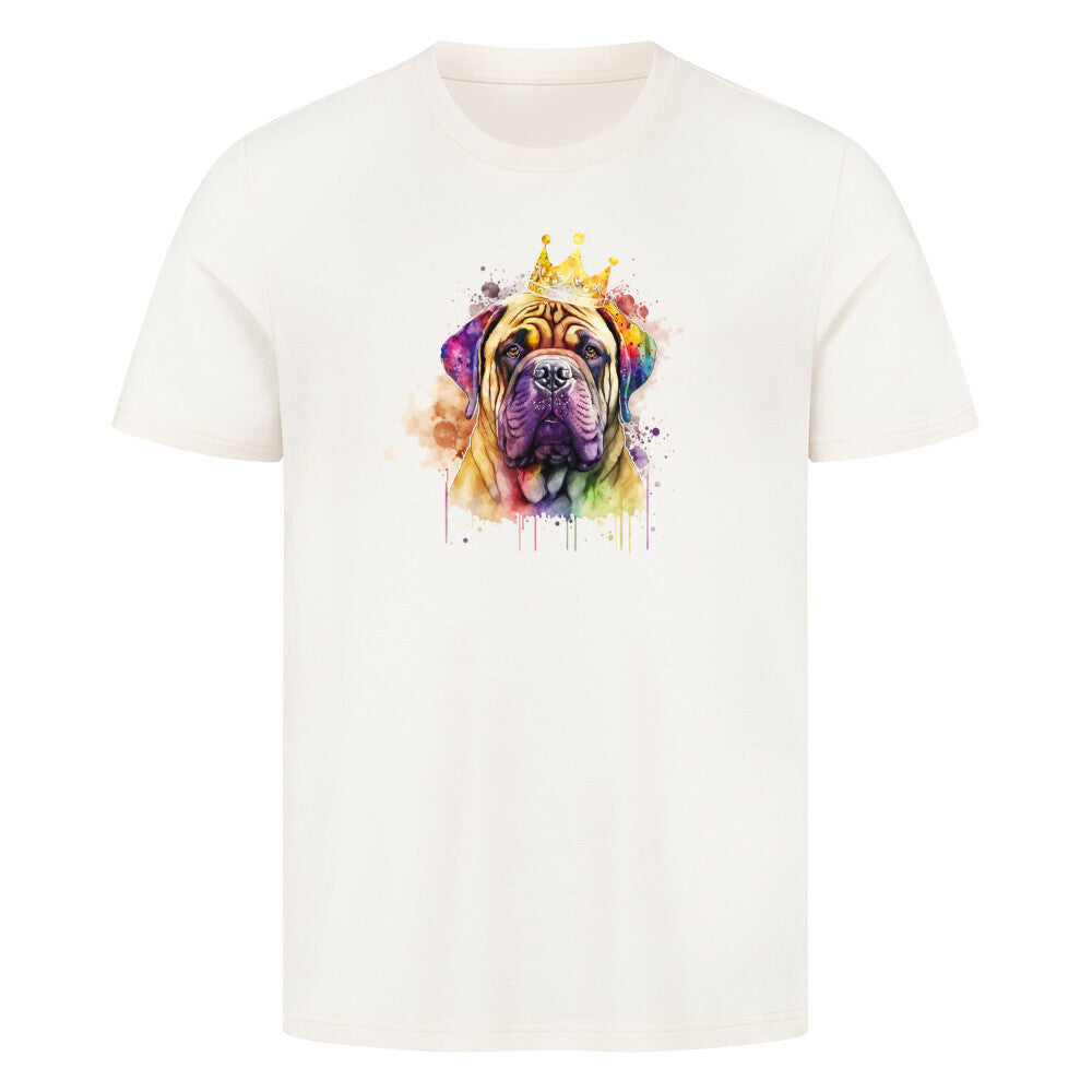 Premium T-Shirt "Bullmastiff - King" Natural Raw – hunde-shirt.de