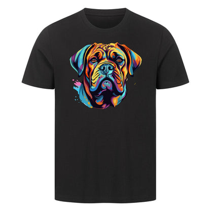 Premium T-Shirt "Bullmastiff - Paint" Schwarz – hunde-shirt.de