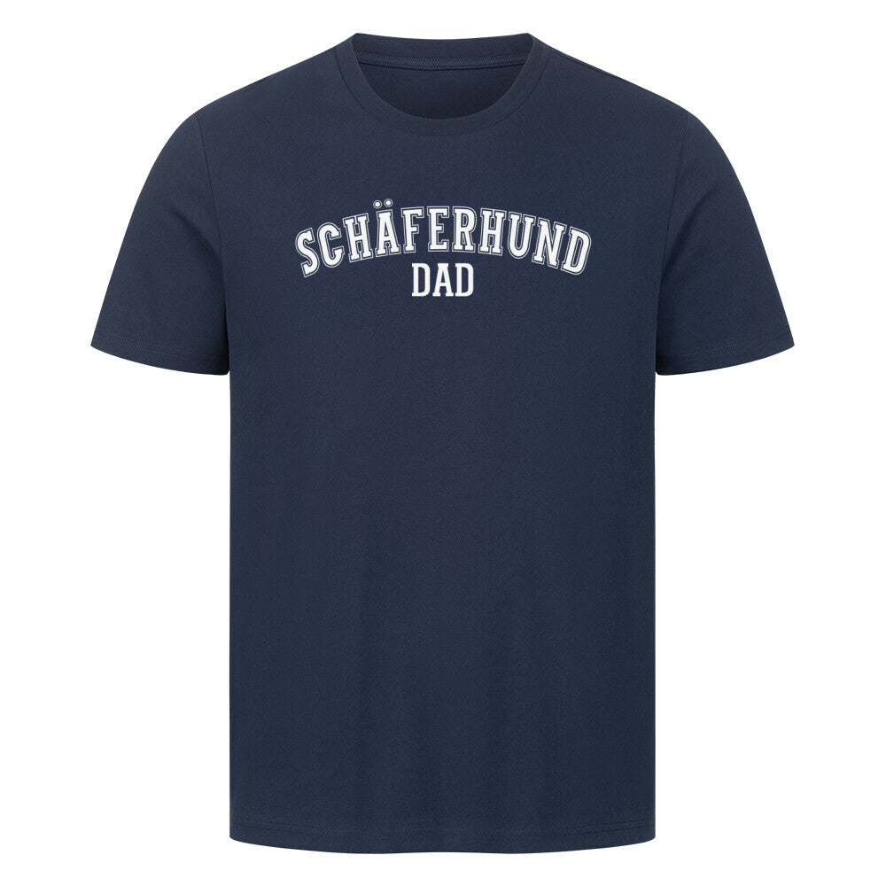 Premium T-Shirt "Schäferhund - DAD" French Navy – hunde-shirt.de