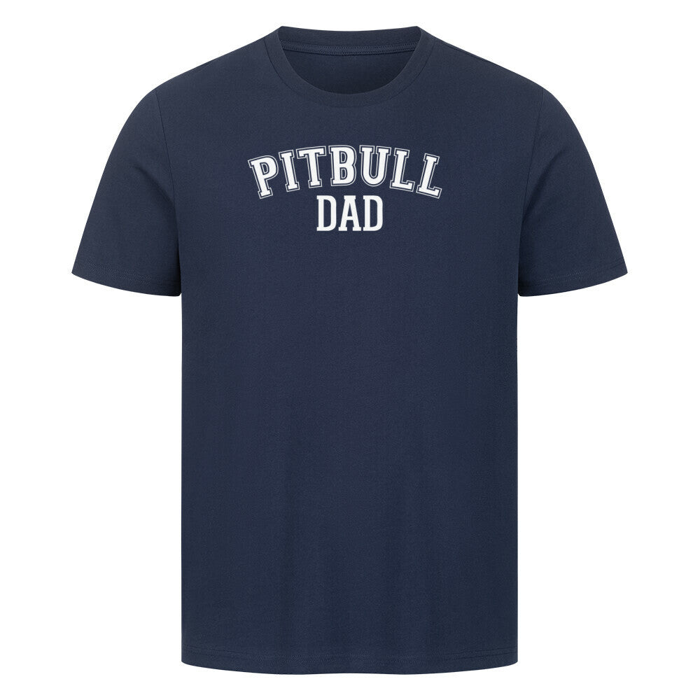 Premium T-Shirt "Pitbull - DAD" French Navy – hunde-shirt.de