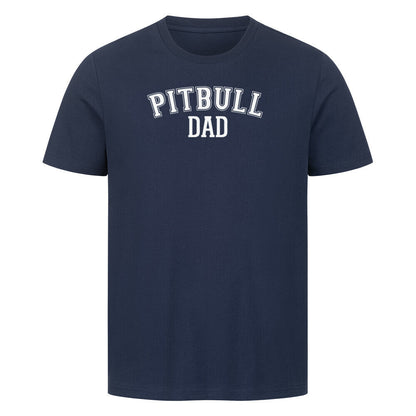 Premium T-Shirt "Pitbull - DAD" French Navy – hunde-shirt.de