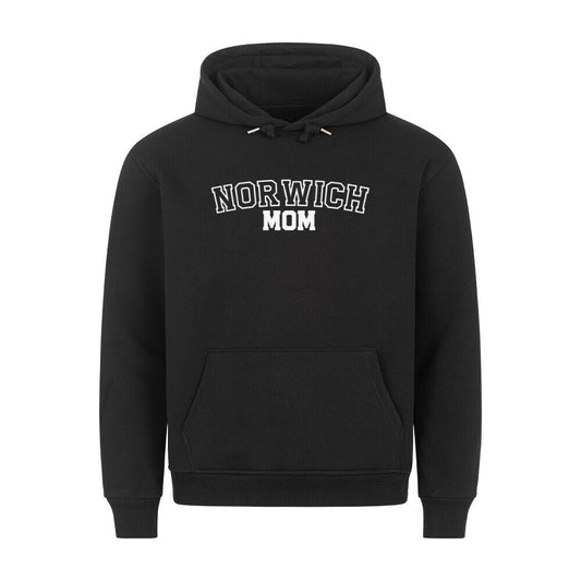 Premium Hoodie "Norwich - MOM" Schwarz – hunde-shirt.de