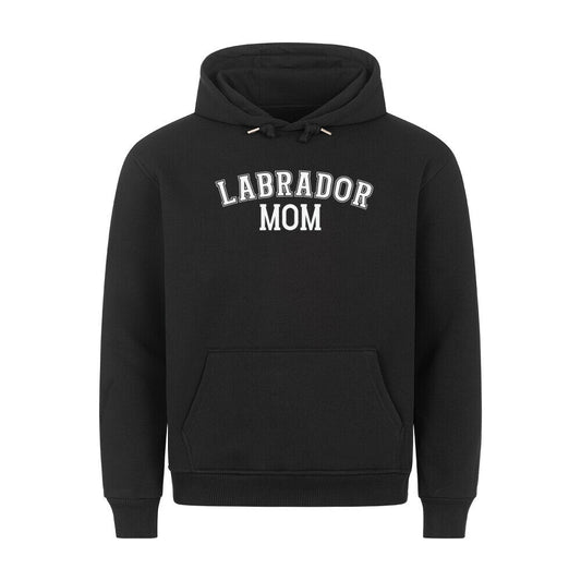 Premium Hoodie "Labrador - MOM" Schwarz – hunde-shirt.de