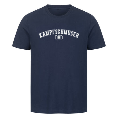 Premium T-Shirt "Kampfschmuser - DAD" French Navy – hunde-shirt.de