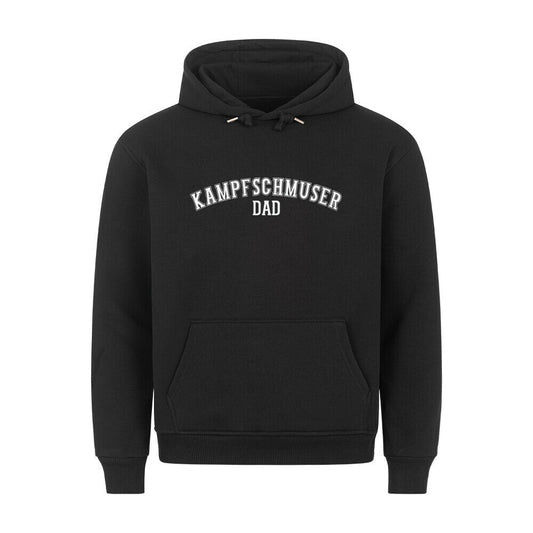 Premium Hoodie "Kampfschmuser - DAD" Schwarz – hunde-shirt.de