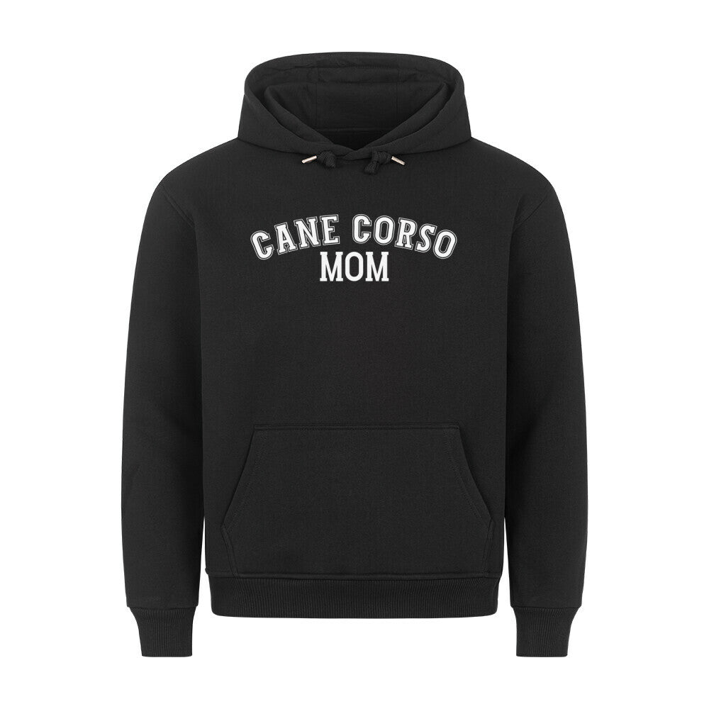 Premium Hoodie "Cane Corso - MOM" Schwarz – hunde-shirt.de