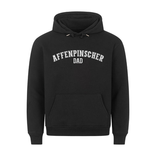 Premium Hoodie "Affenpinscher - DAD" Schwarz – hunde-shirt.de