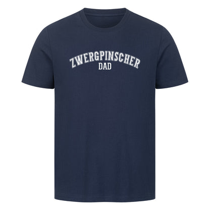 Premium T-Shirt "Zwergpinscher - DAD" French Navy – hunde-shirt.de