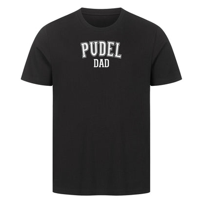 Premium T-Shirt "Pudel - DAD" Schwarz – hunde-shirt.de