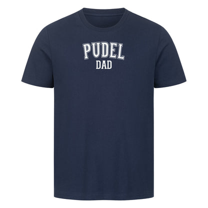 Premium T-Shirt "Pudel - DAD" French Navy – hunde-shirt.de