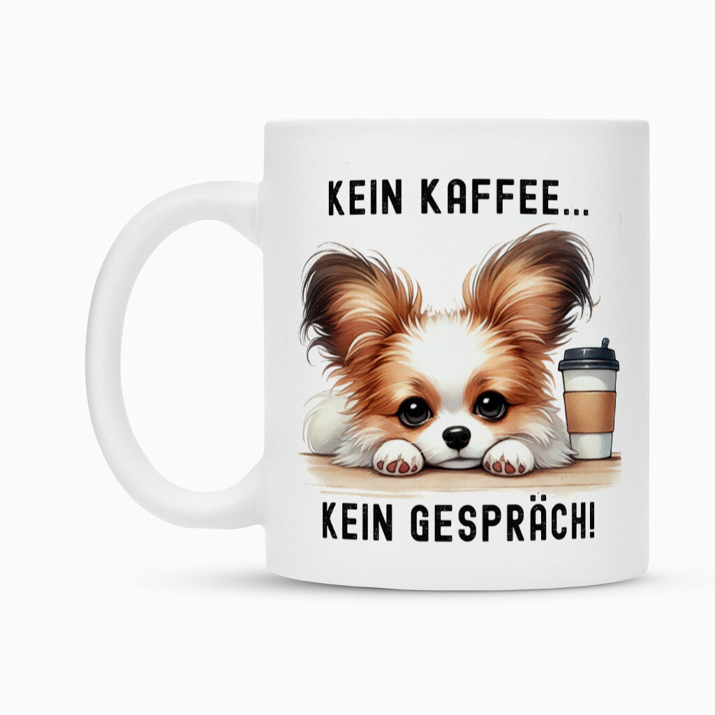 Tasse "Papillon - Kein Kaffee..." – hunde-shirt.de
