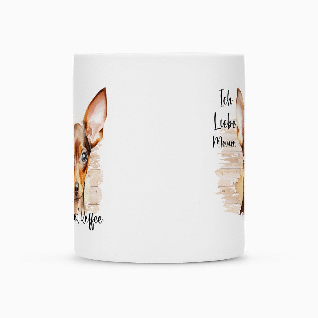 Tasse "Zwergpinscher ( hell ) - Ich liebe..." – hunde-shirt.de