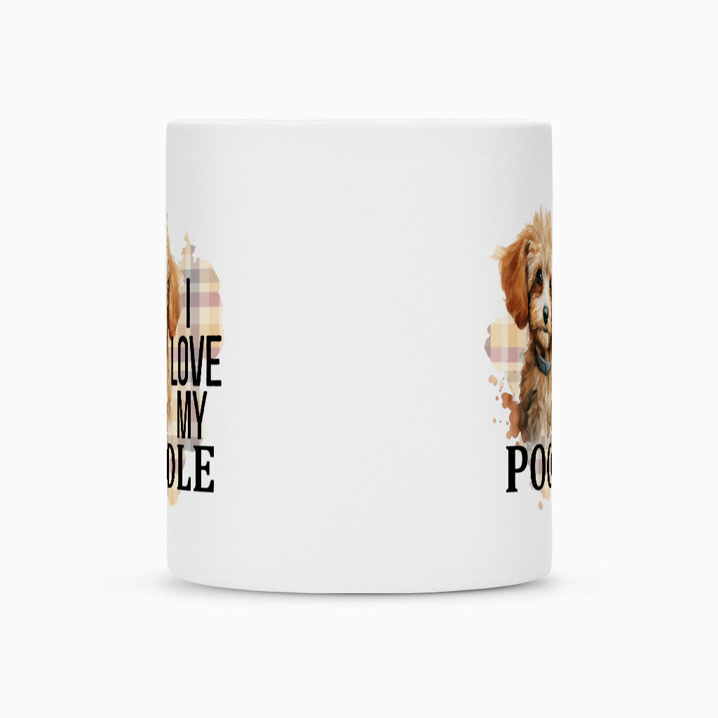 Tasse "Pudel ( englisch ) - I love..." – hunde-shirt.de