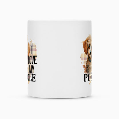 Tasse "Pudel ( englisch ) - I love..." – hunde-shirt.de
