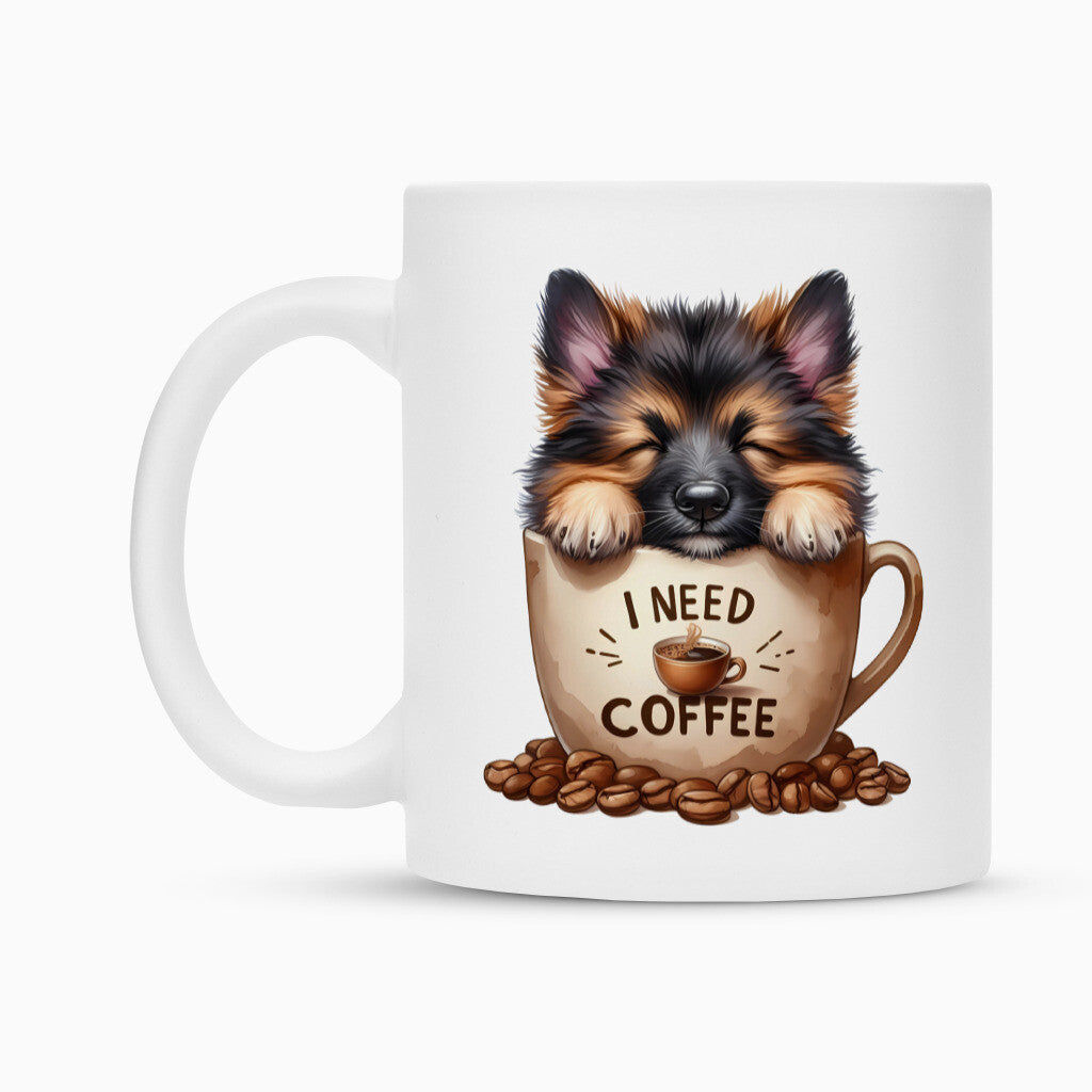 Tasse "Schäferhund - I need..." – hunde-shirt.de