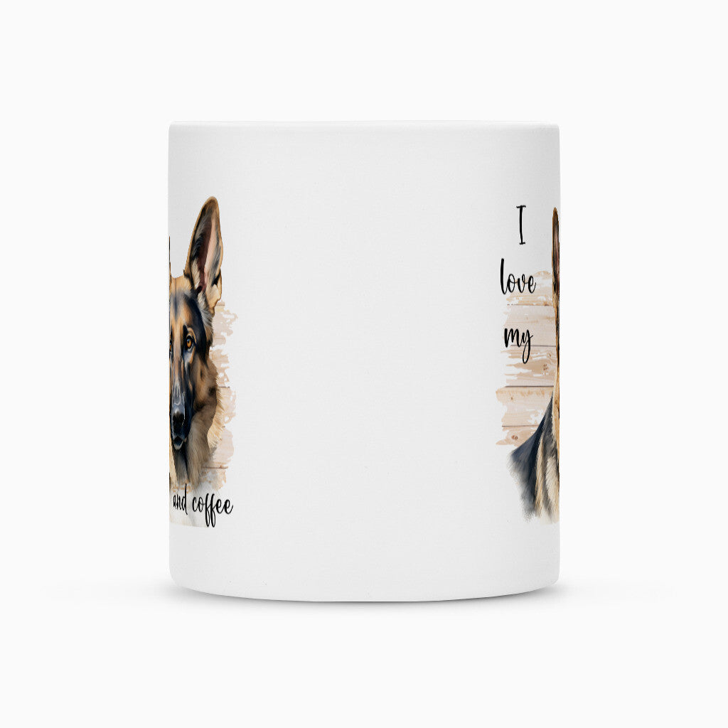 Tasse "Schäferhund ( englisch ) - I love..." – hunde-shirt.de