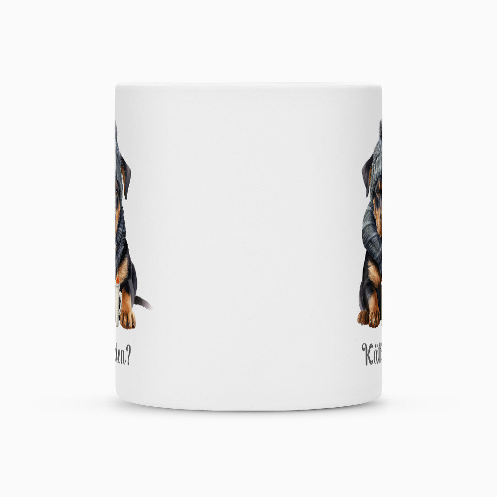 Tasse "Rottweiler - Käffchen?" – hunde-shirt.de