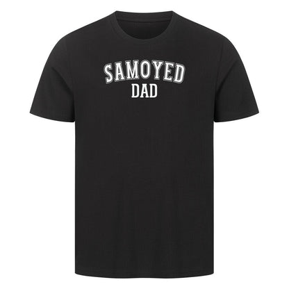 Premium T-Shirt "Samoyed - DAD" Schwarz – hunde-shirt.de