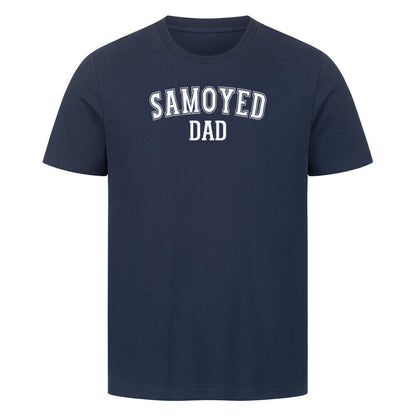 Premium T-Shirt "Samoyed - DAD" French Navy – hunde-shirt.de