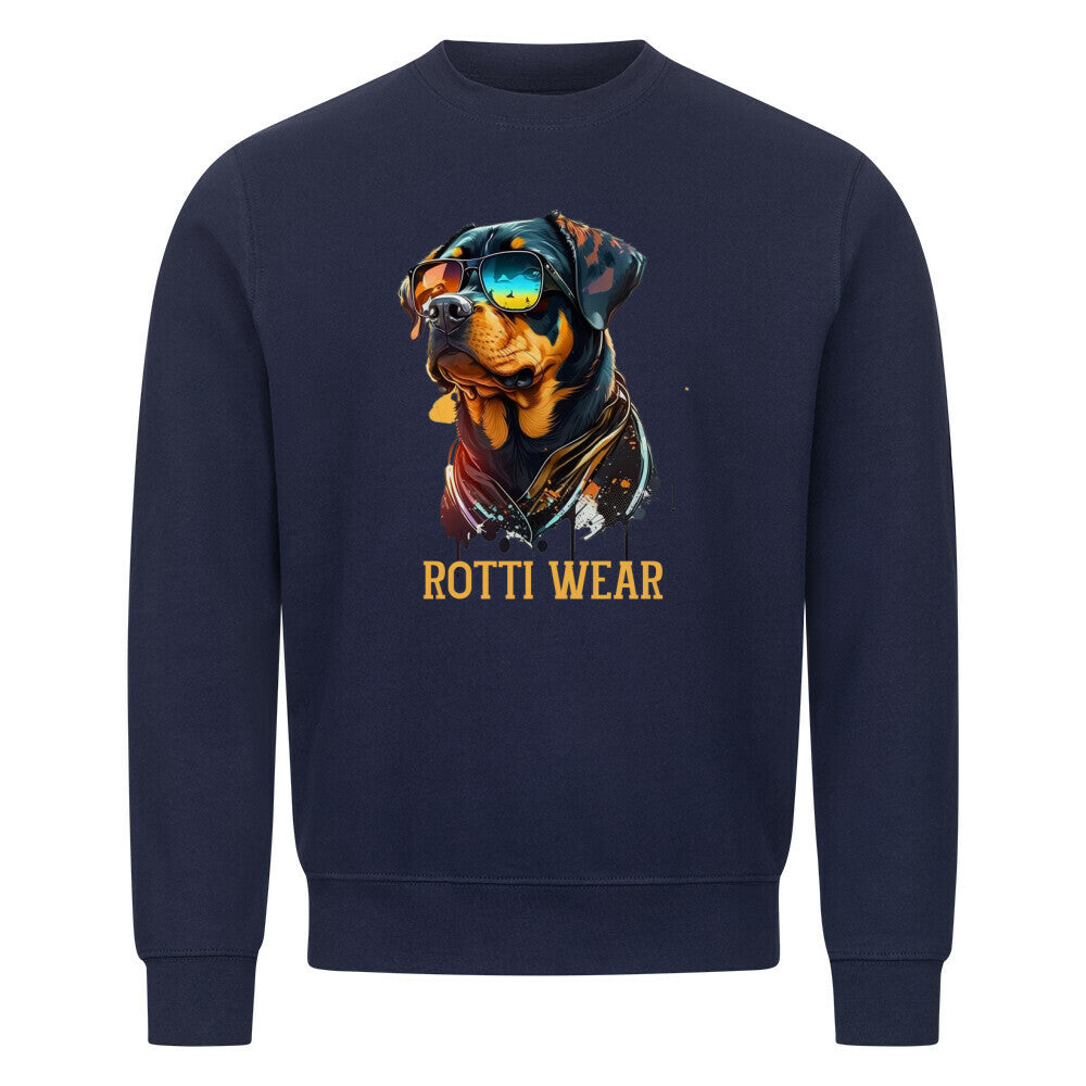 Premium Sweatshirt "Rotti Wear" Navy Blue – hunde-shirt.de