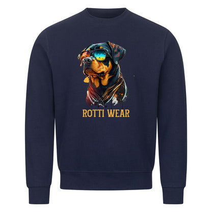 Premium Sweatshirt "Rotti Wear" Navy Blue – hunde-shirt.de
