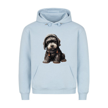 Premium Hoodie "Riesenschnauzer - Frost" Babyblau – hunde-shirt.de
