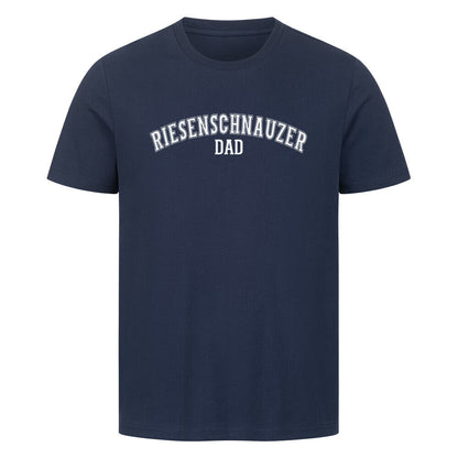 Premium T-Shirt "Riesenschnauzer - DAD" French Navy – hunde-shirt.de