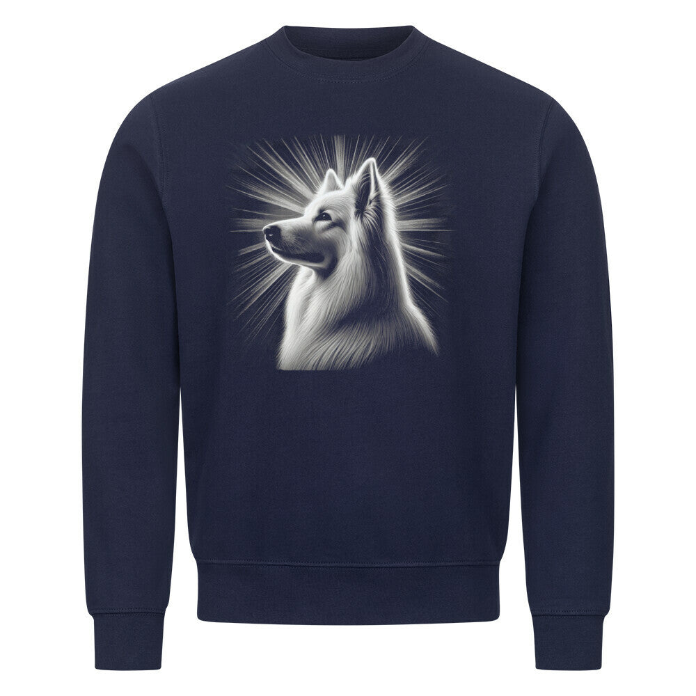 Premium Sweatshirt "Schweizer Schäferhund - Shine" Navy Blue – hunde-shirt.de