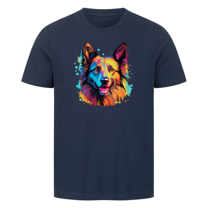 Premium T-Shirt "Tervueren - Paint" French Navy – hunde-shirt.de