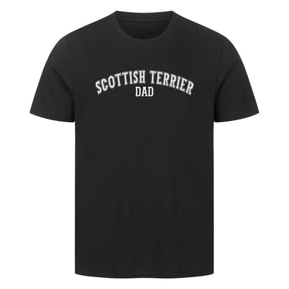 Premium T-Shirt "Scottish Terrier - DAD" Schwarz – hunde-shirt.de