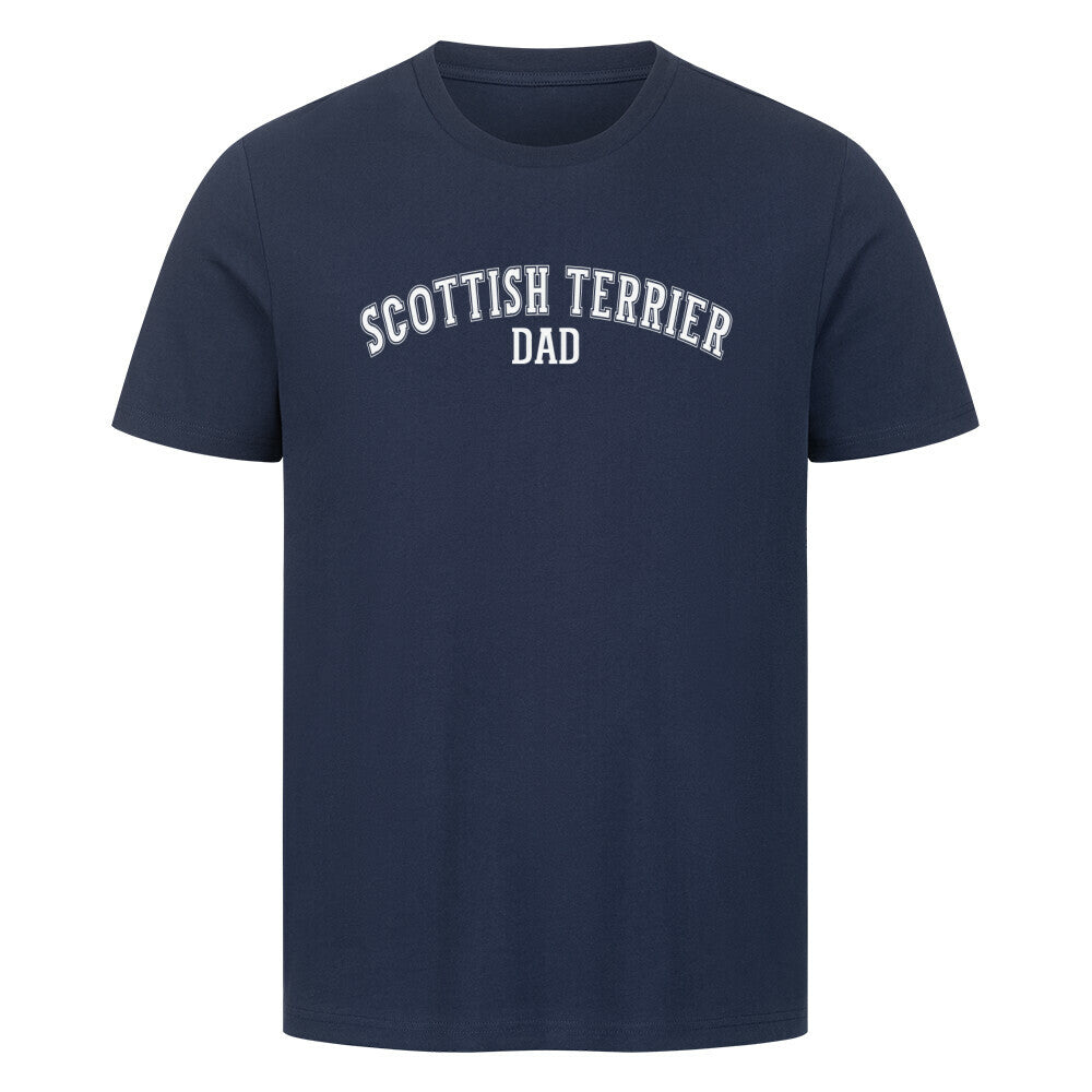 Premium T-Shirt "Scottish Terrier - DAD" French Navy – hunde-shirt.de