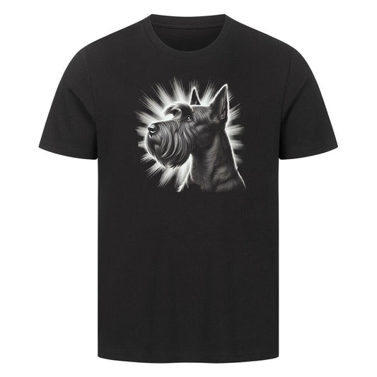 Premium T-Shirt "Scottish Terrier - Shine" Schwarz – hunde-shirt.de