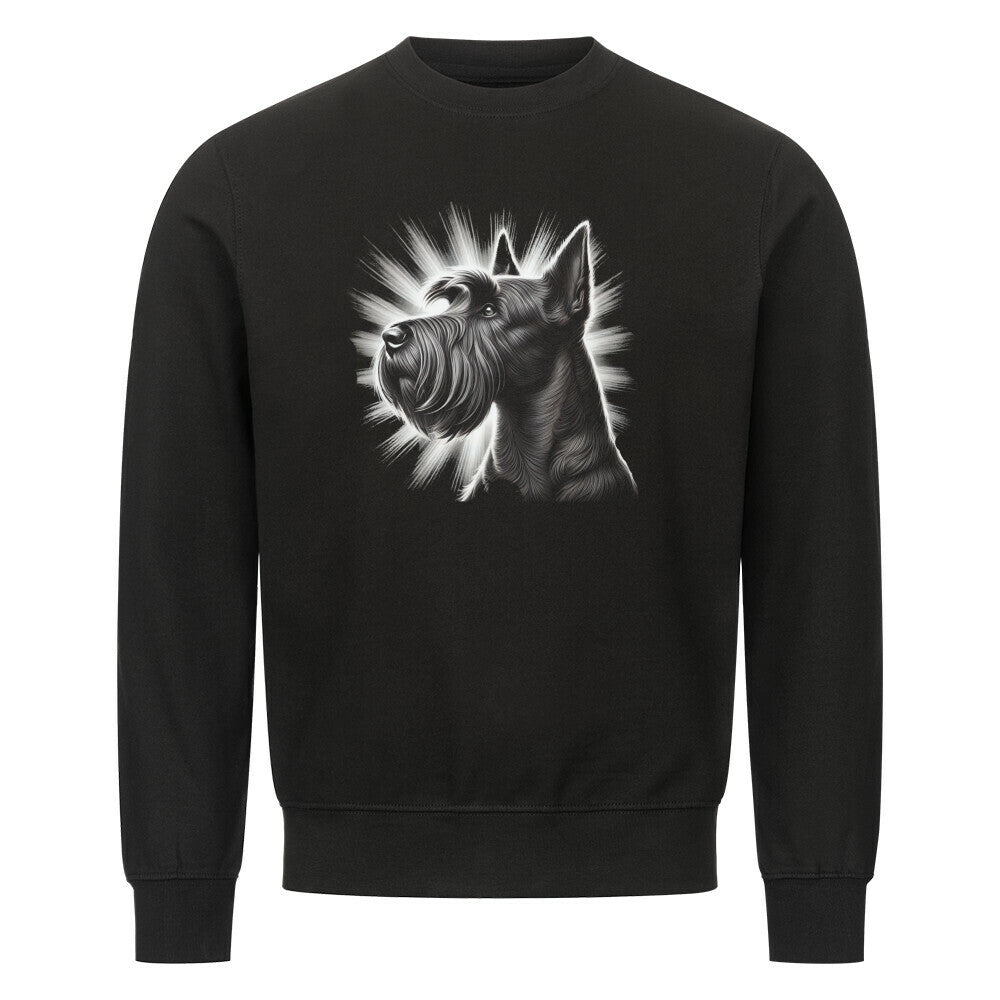 Premium Sweatshirt "Scottish Terrier - Shine" Schwarz – hunde-shirt.de