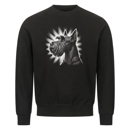 Premium Sweatshirt "Scottish Terrier - Shine" Schwarz – hunde-shirt.de