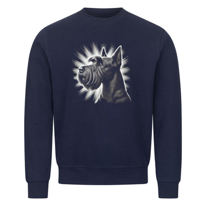 Premium Sweatshirt "Scottish Terrier - Shine" Navy Blue – hunde-shirt.de